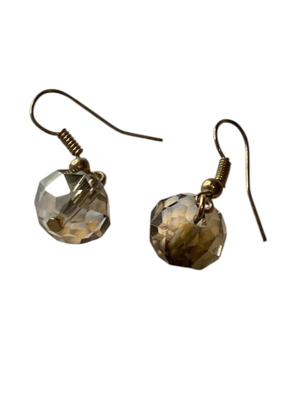 Crystal ball dangle statement earrings bling fashion resort wear vacation!
